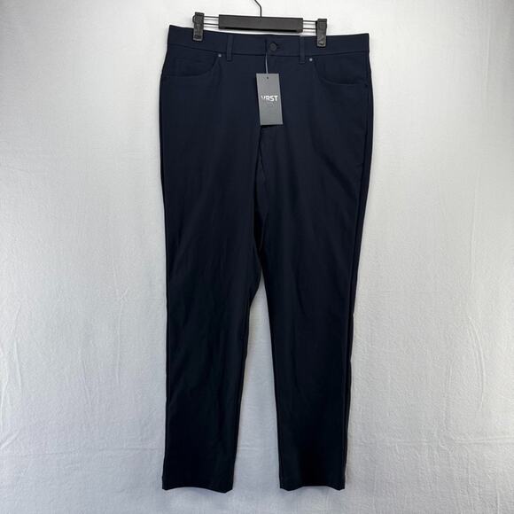VRST Pants Men's 34x30 Blue Navy Chino Limitless Performance Golf Athletic NEW - Picture 1 of 10
